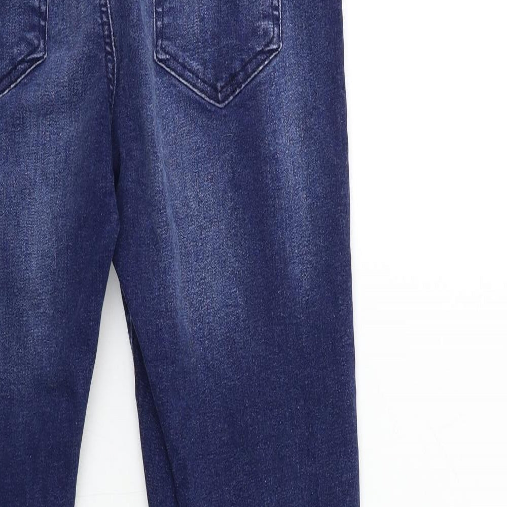 Preworn Womens Blue Denim Skinny Jeans Size 30 in L29 in