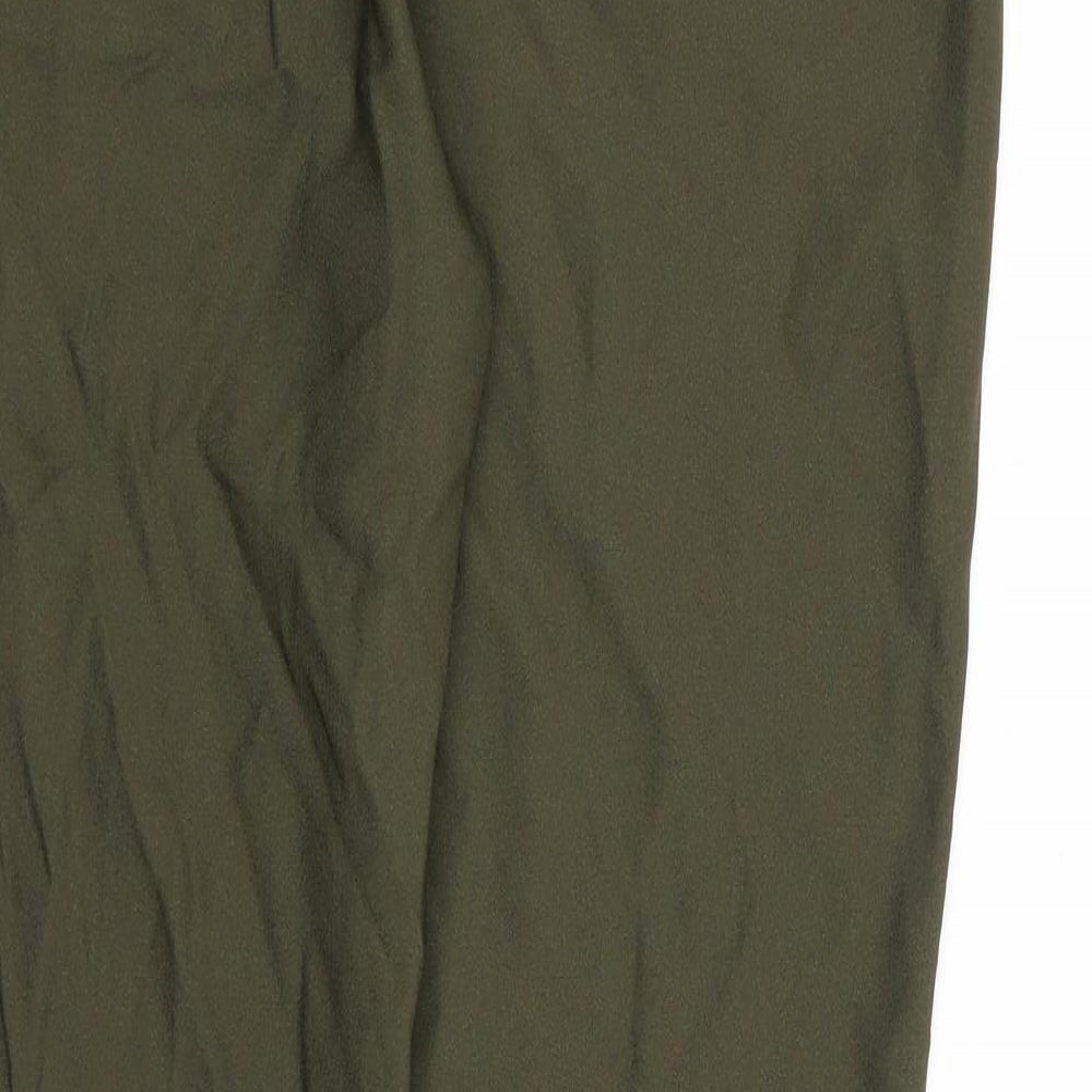 by very Womens Green Trousers Size 8 L28 in - Stretch waistband