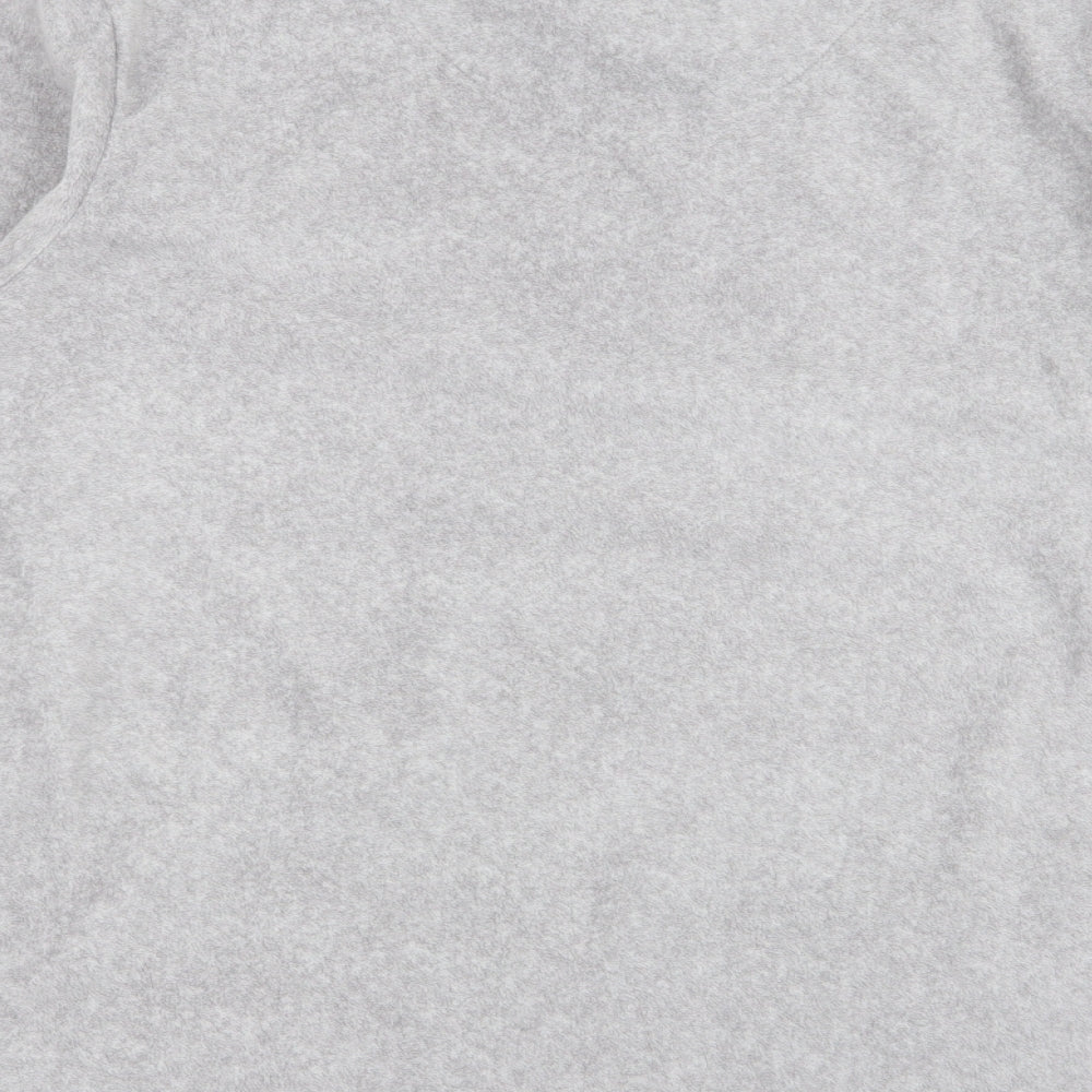 F&F Mens Grey Solid Pyjama Top Size L