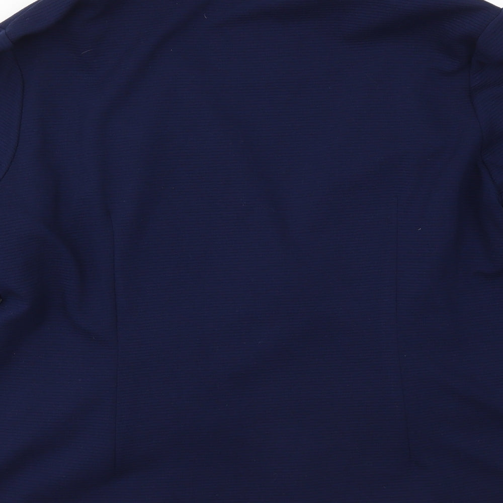 George Womens Blue Jacket Blazer Size 16