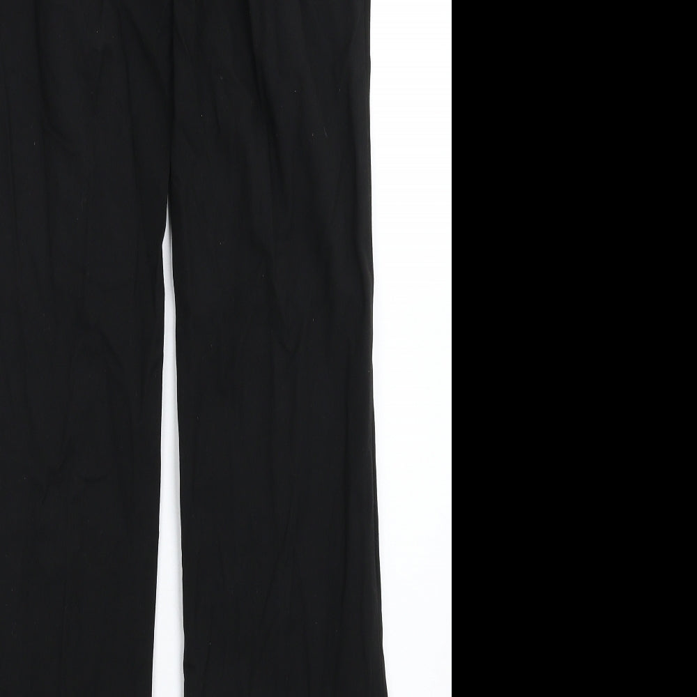 Promod Womens Black Trousers Size 8 L30 in