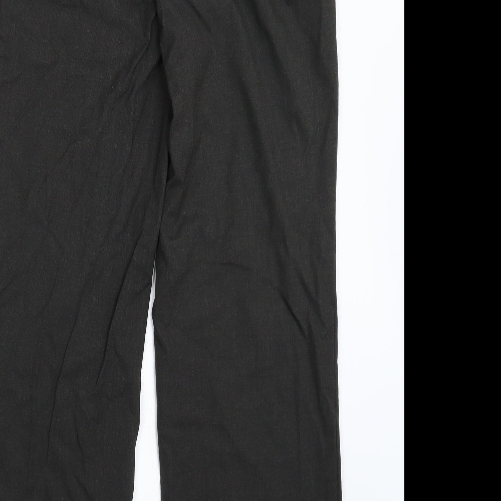 Marks and Spencer Womens Grey Trousers Size 12 L26 in