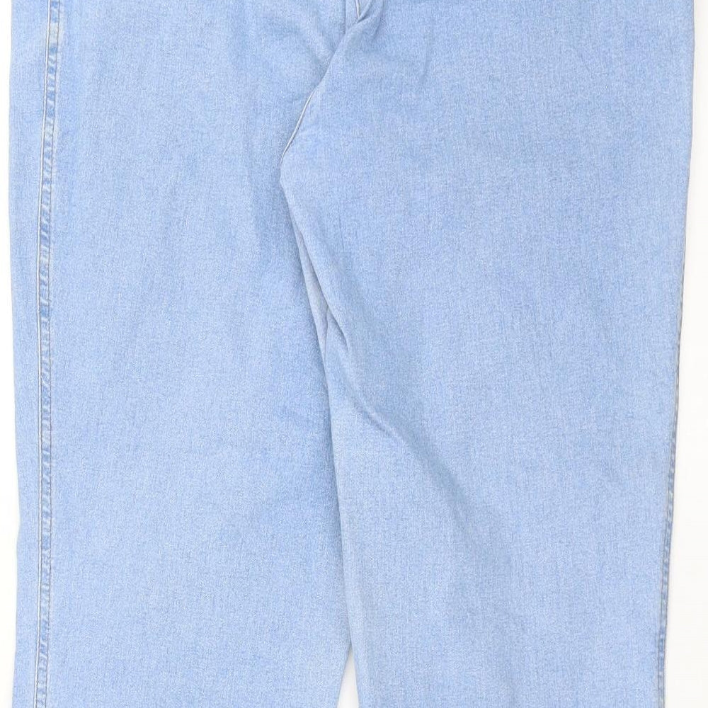 BRAX Womens Blue Denim Straight Jeans Size 34 in L26 in