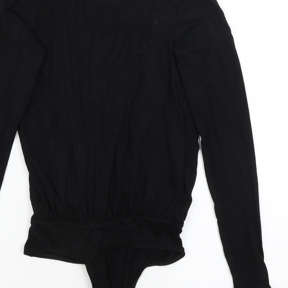ASOS Womens Black Bodysuit One-Piece Size 6