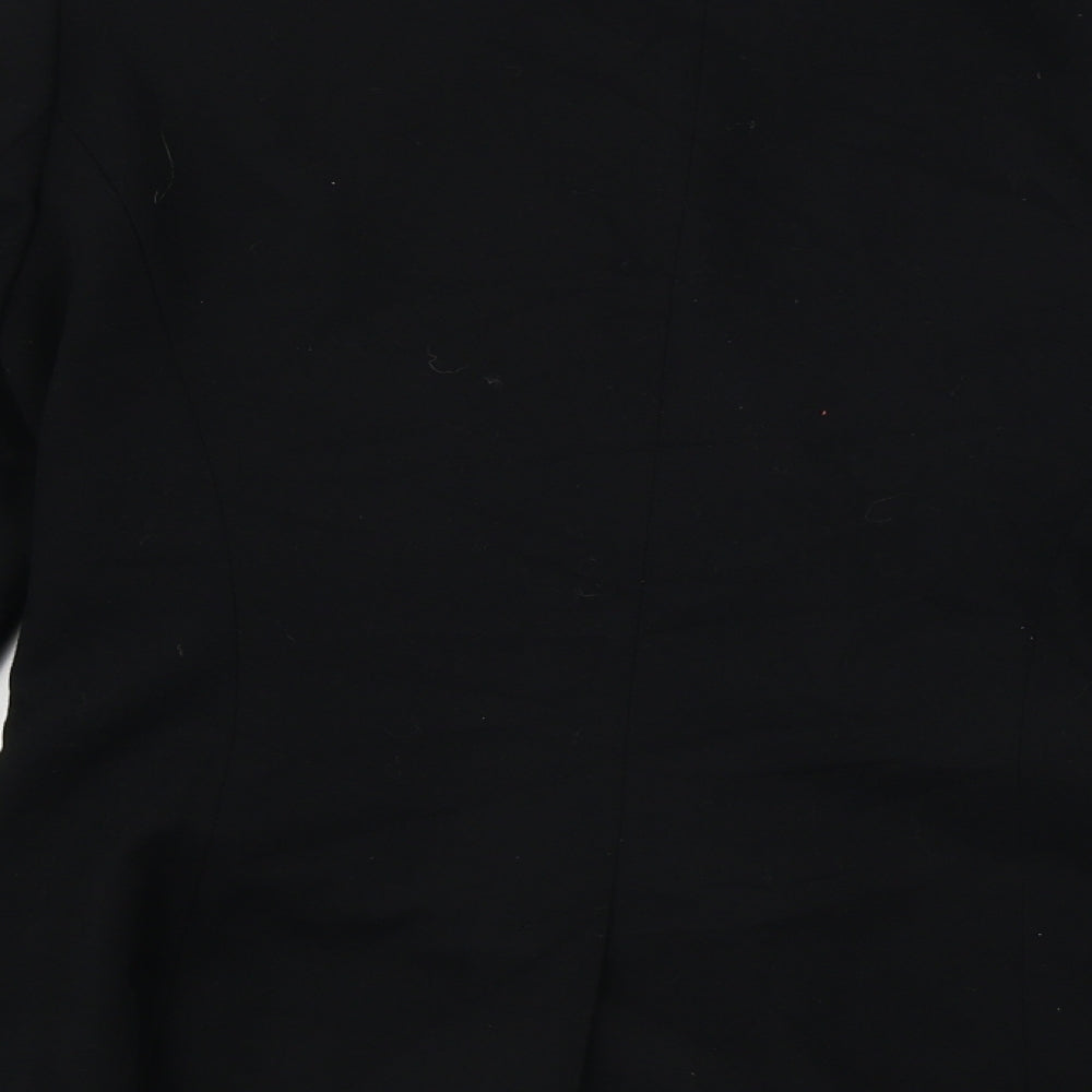 hennes Womens Black Jacket Blazer Size 12