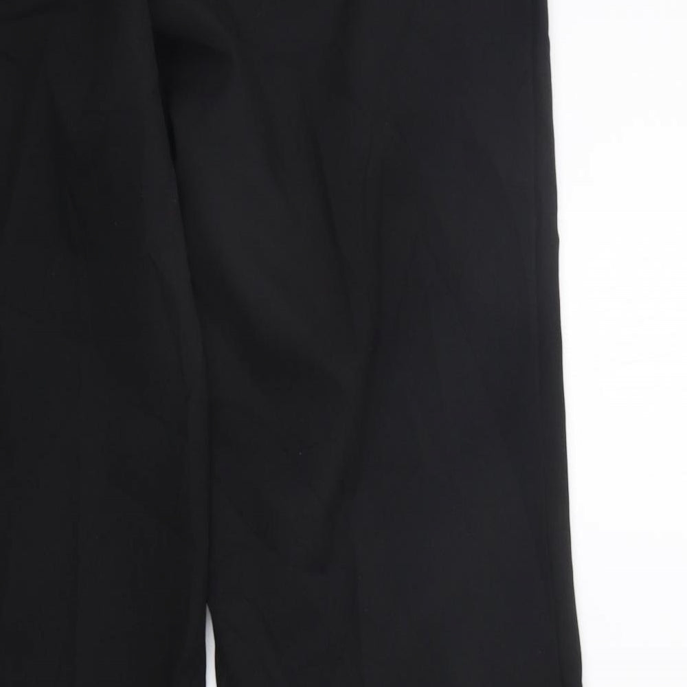 Internacionale Womens Black Trousers Size 14 L30 in