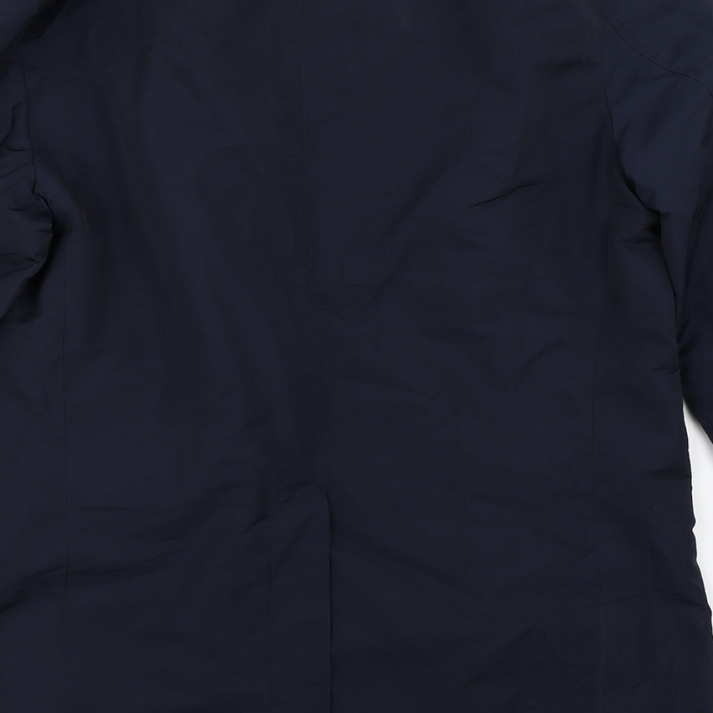 Marks and Spencer Womens Blue Overcoat Coat Size S