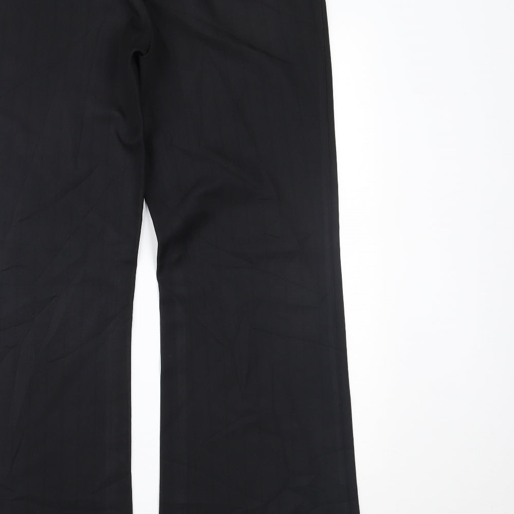 F&F Womens Black Trousers Size 12 L28 in
