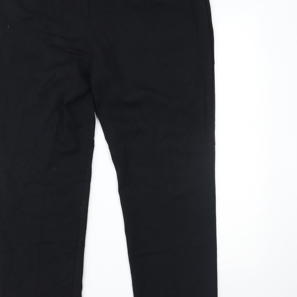 Marks and Spencer Womens Black Trousers Size 14 L24 in