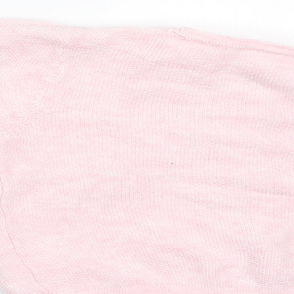 Gap Girls Pink Cardigan Jumper Size 0-3 Months