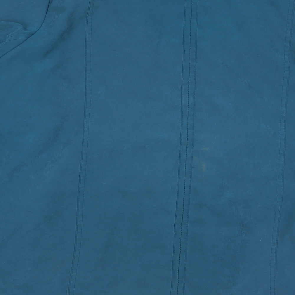 BM Collection Womens Blue Jacket Coat Size L