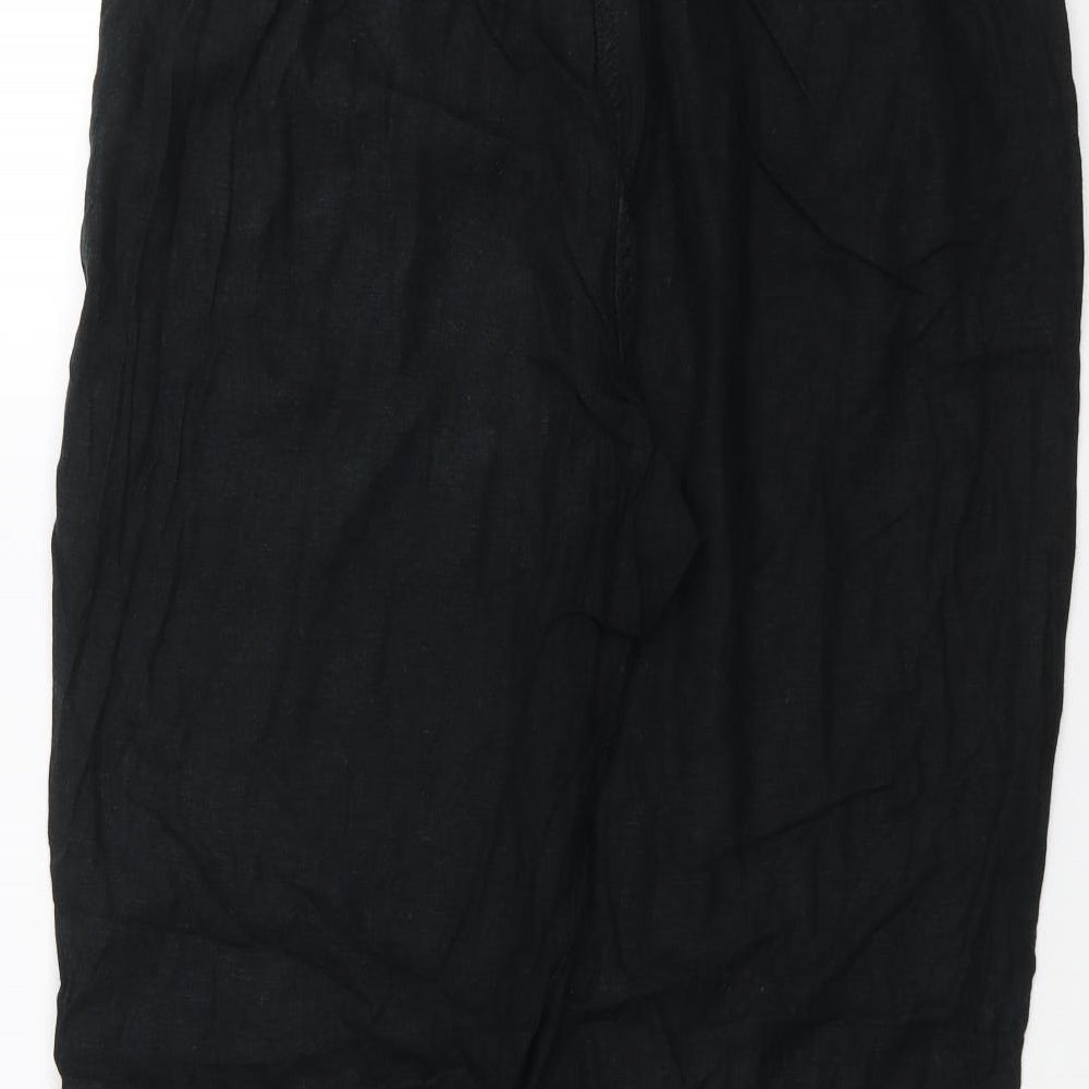 Marks and Spencer Womens Black Trousers Size 36 in L26 in