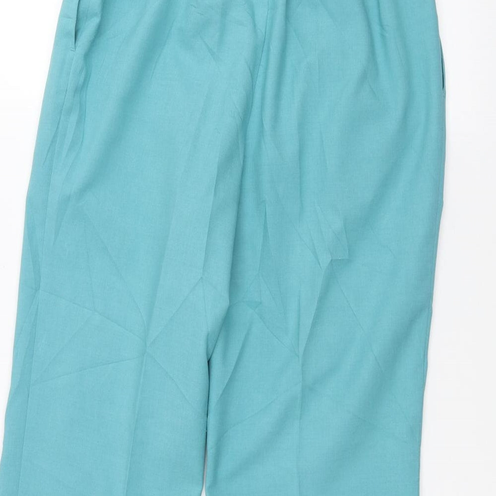 Marks and Spencer Womens Blue Trousers Size 10 L26 in
