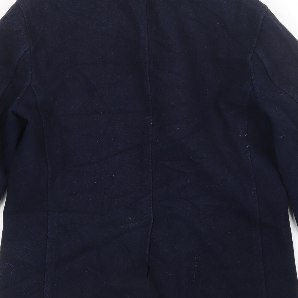 ASOS Womens Blue Overcoat Coatigan Size S