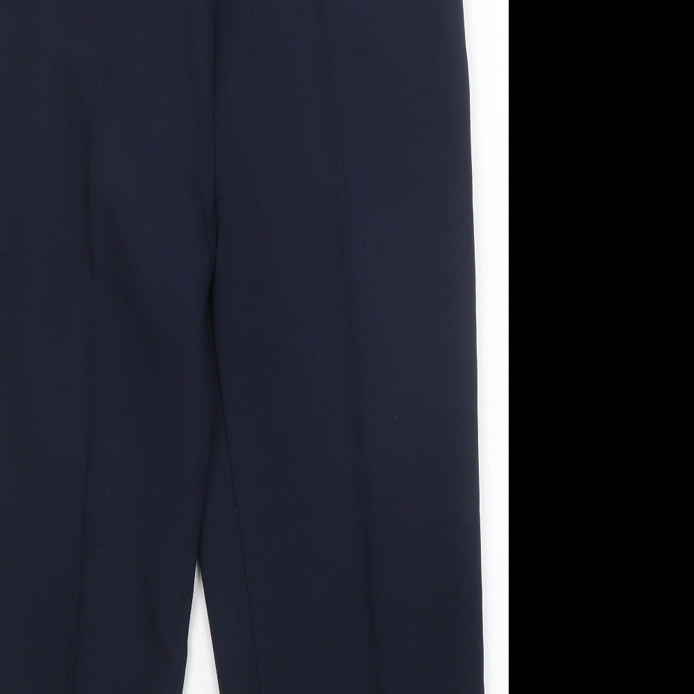 Preworn Womens Blue Trousers Size 14 L22 in