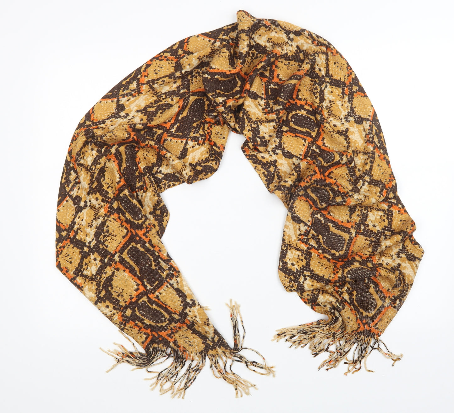 Preworn Womens Multicoloured Animal Print Scarf