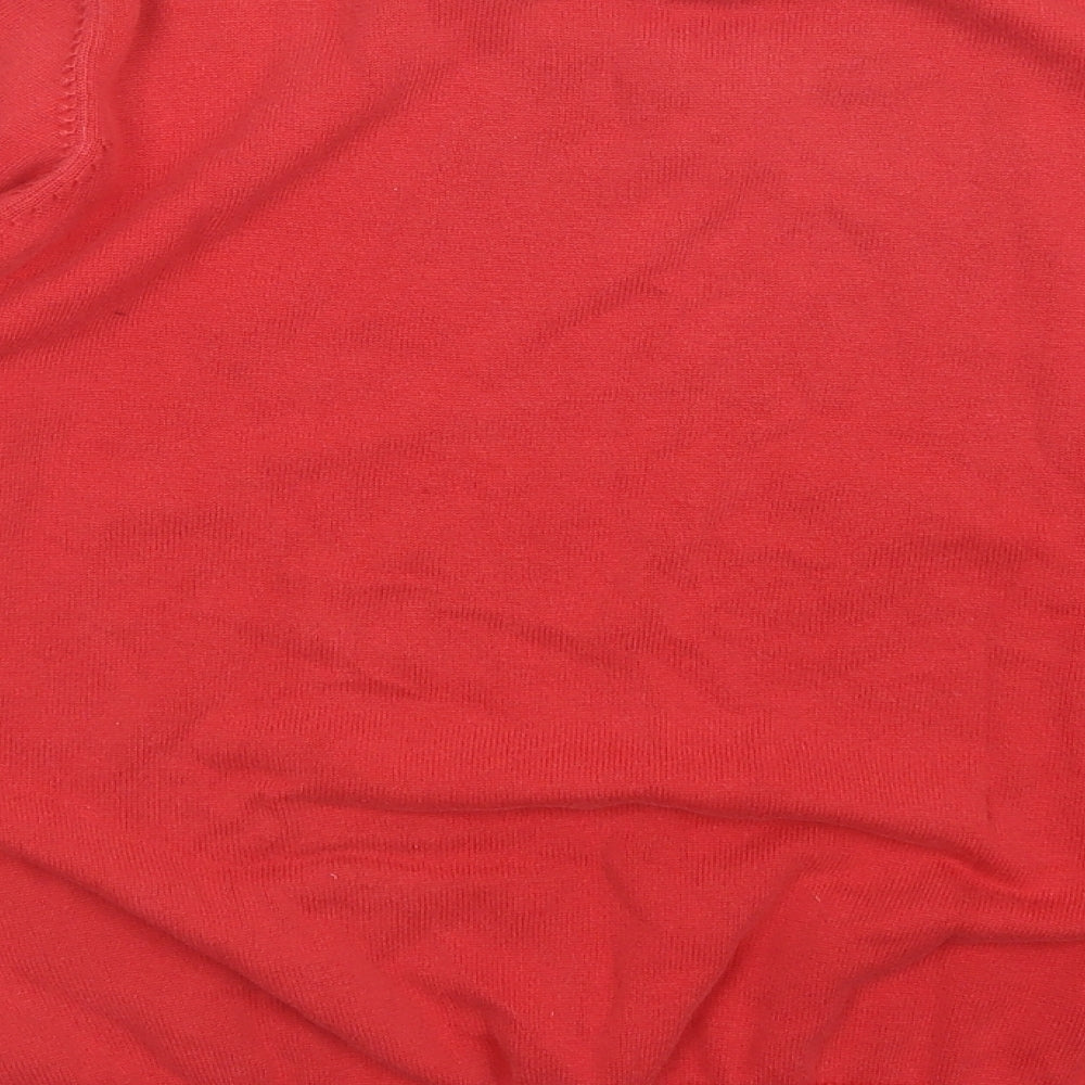 M&S Boys Red Pullover Jumper Size 15-16 Years