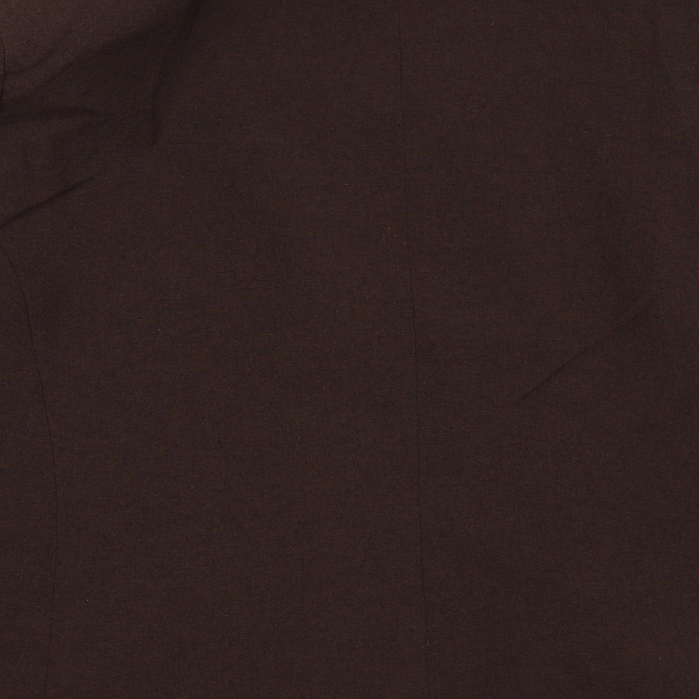 Bonmarché Womens Brown Overcoat Coat Size 20