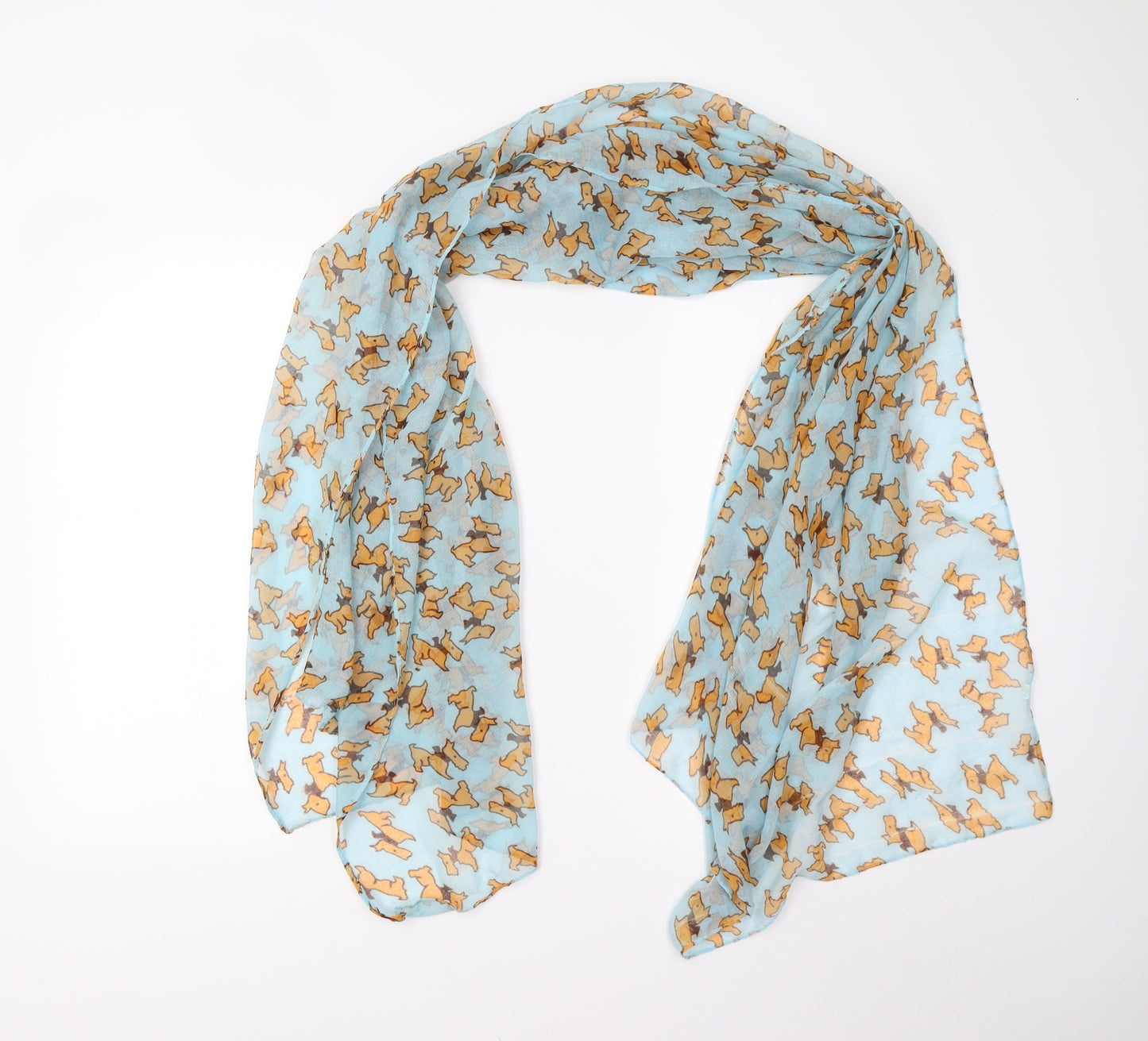 Preworn Unisex Blue Shawl/Wrap