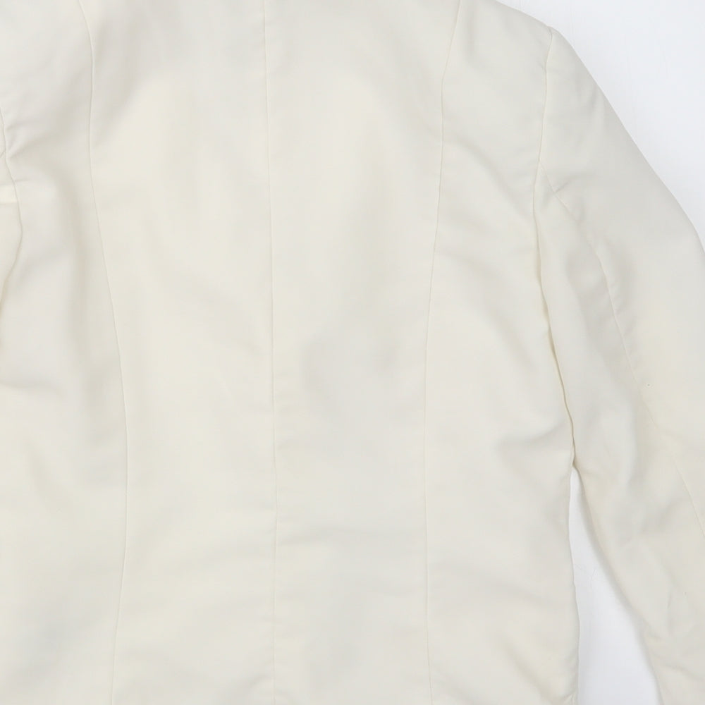 H&M Womens Ivory Jacket Size 10