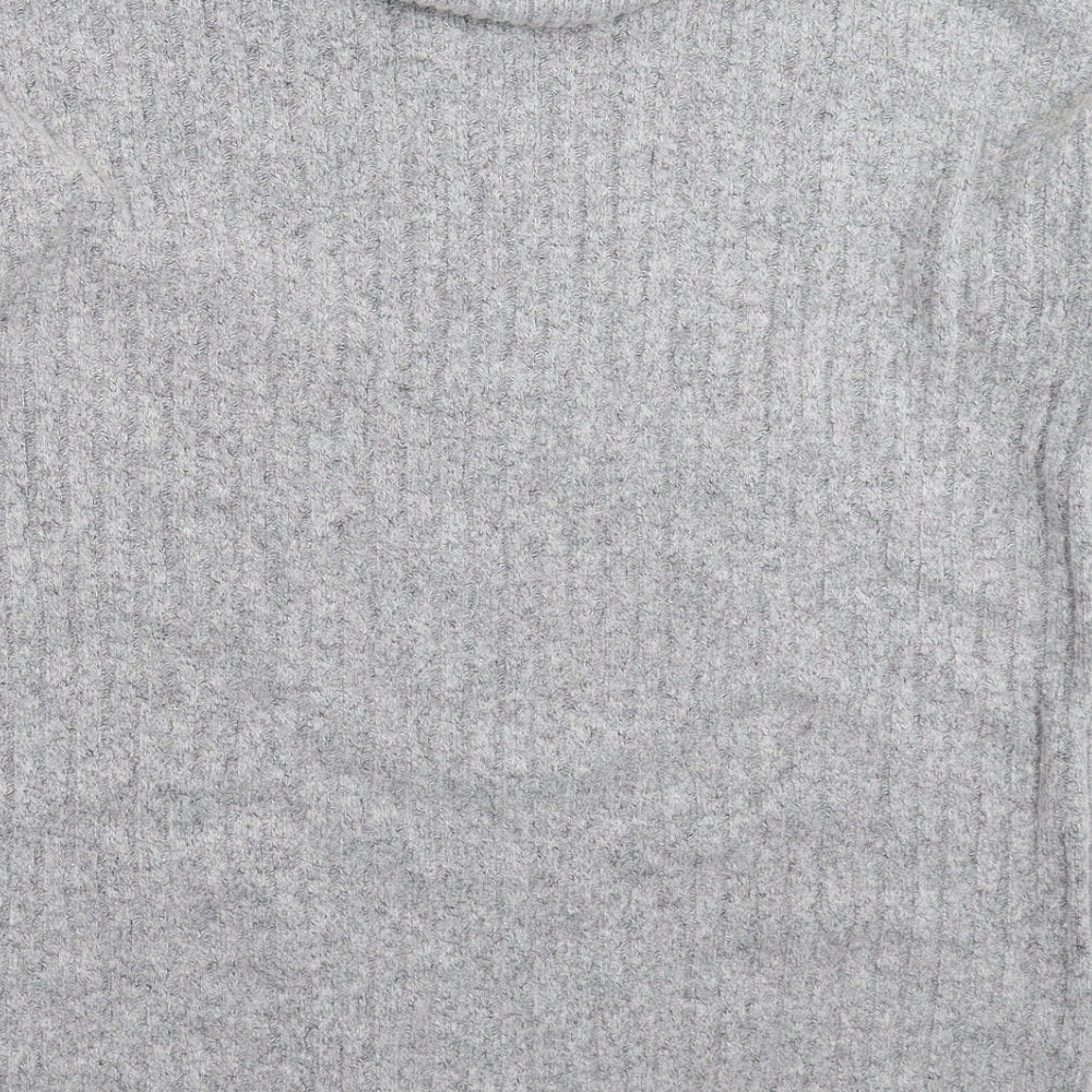Marks and Spencer Womens Grey Knit Pullover Jumper Size 8