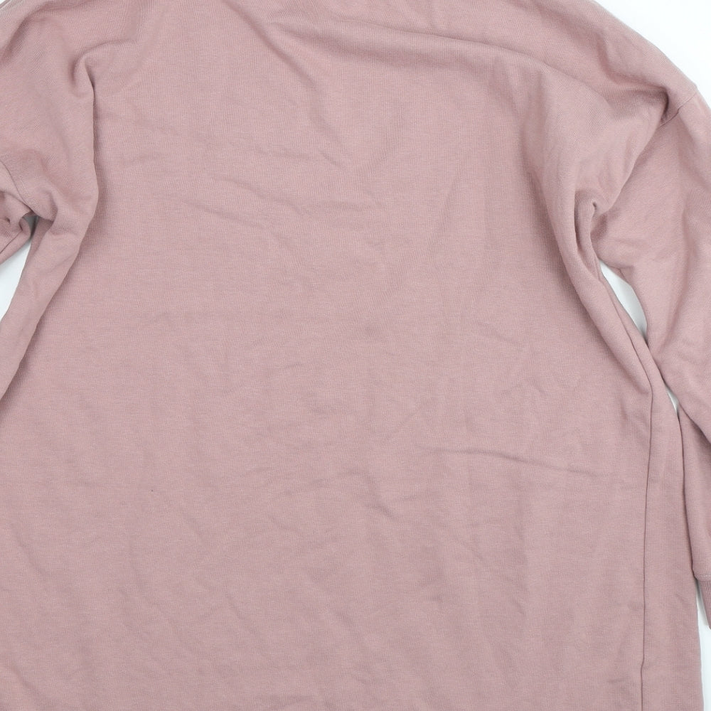 Missguided Womens Pink Pullover Sweatshirt Size 12
