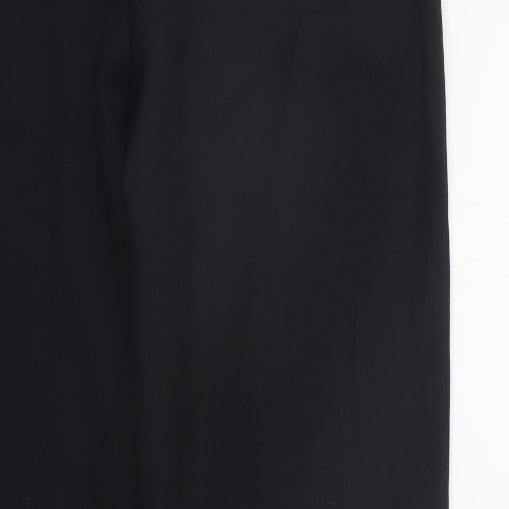 Marks and Spencer Womens Black Trousers Size 8 L26 in