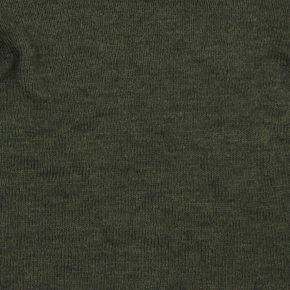 Preworn Girls Green Pullover Jumper Size 11-12 Years