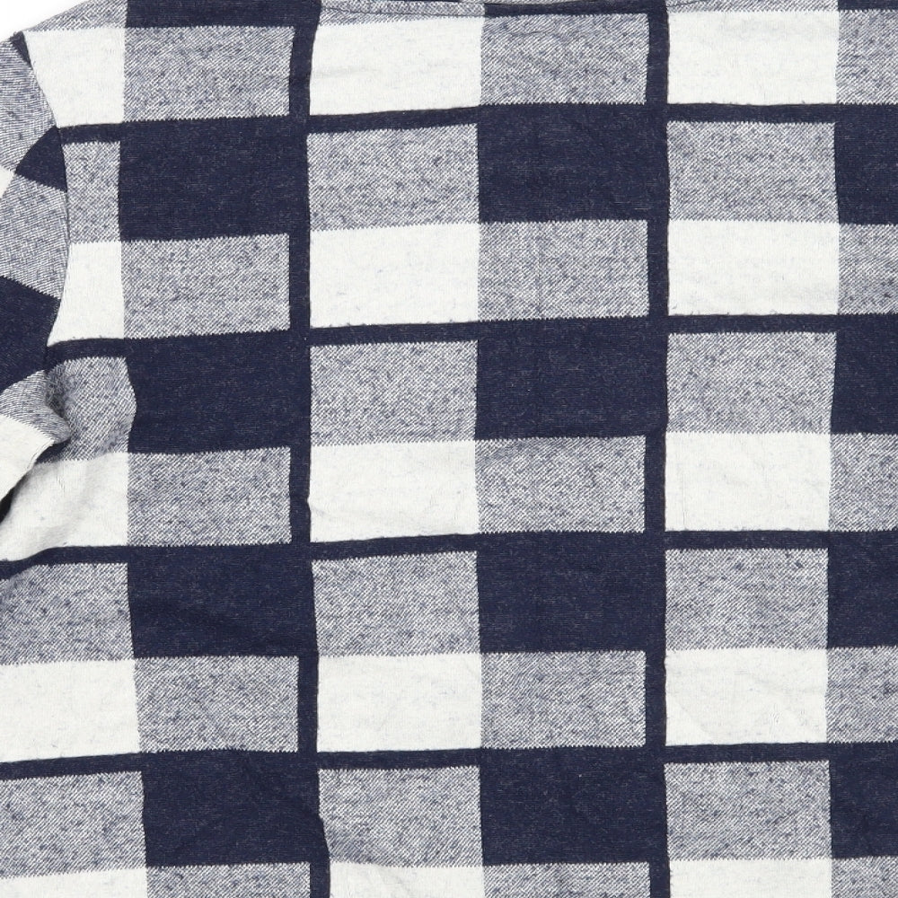Phase Eight Womens Blue Check Pullover Jumper Size 12