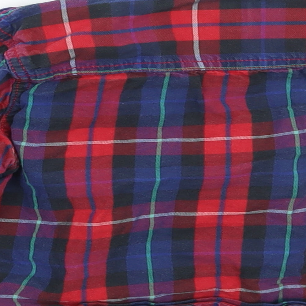 NEXT Boys Red Check Basic Button-Up Size 2 Years