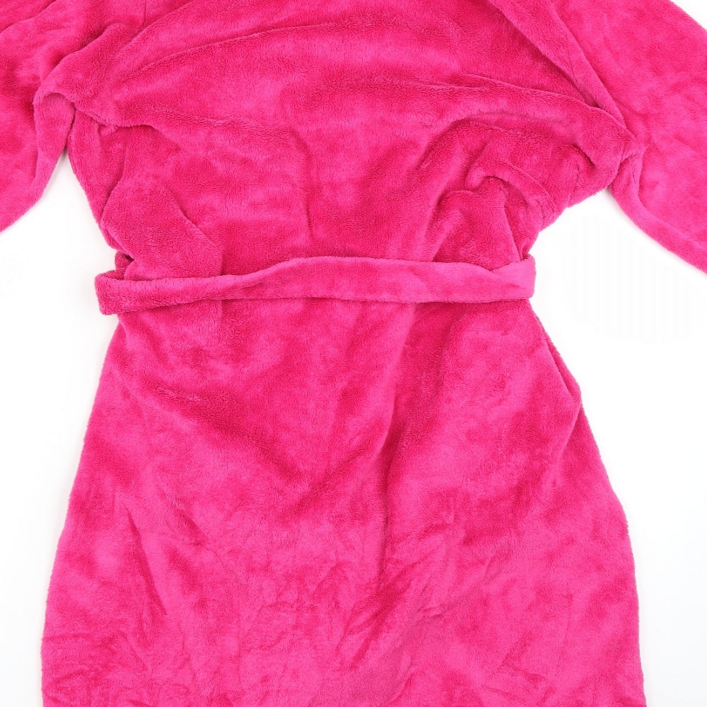 leicester tigers Womens Pink Geometric Top Robe Size 8