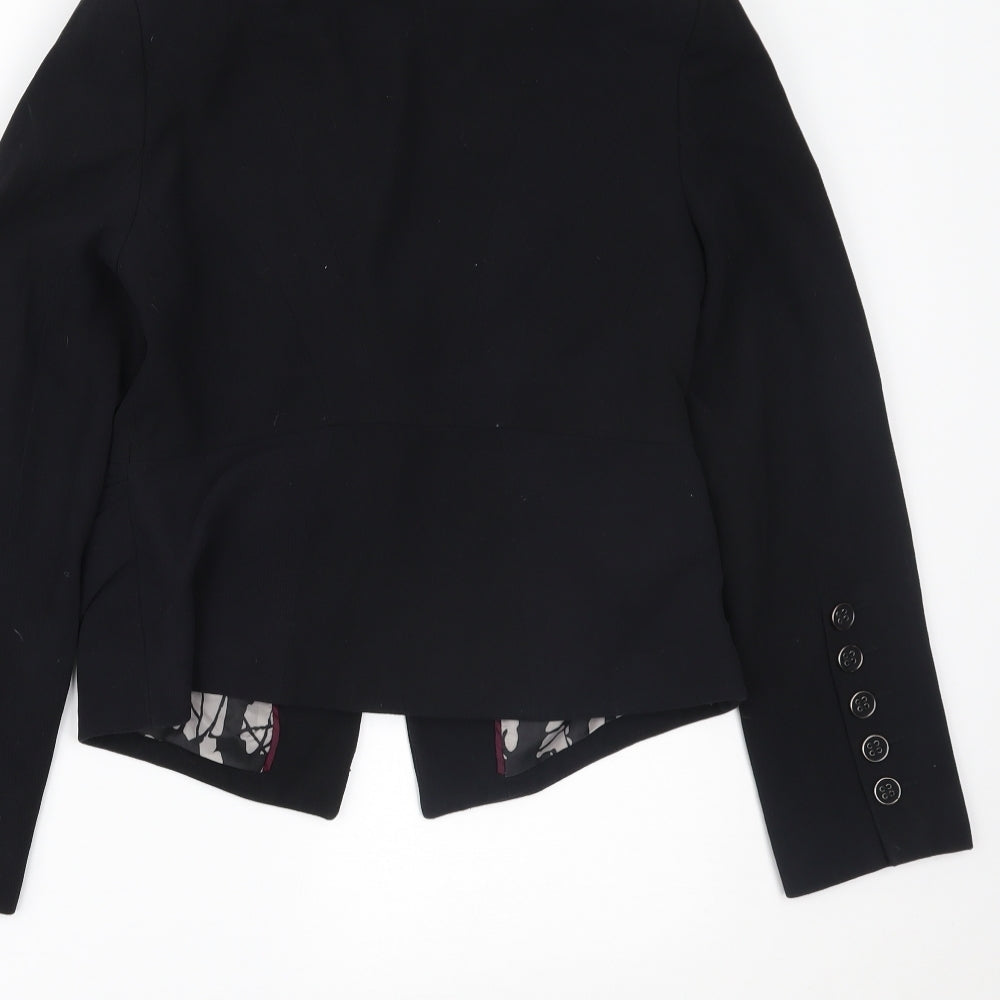 Marks and Spencer Womens Black Gilet Blazer Size 10