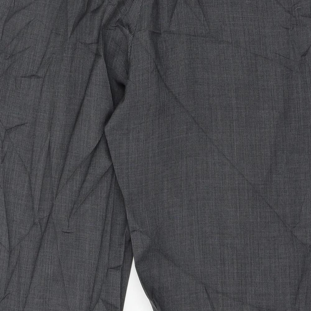 Preworn Mens Grey Trousers Size 42 in L28 in