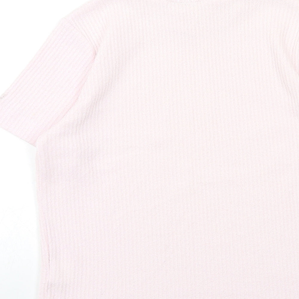 DASH Womens Pink Knit Pullover Jumper Size 12