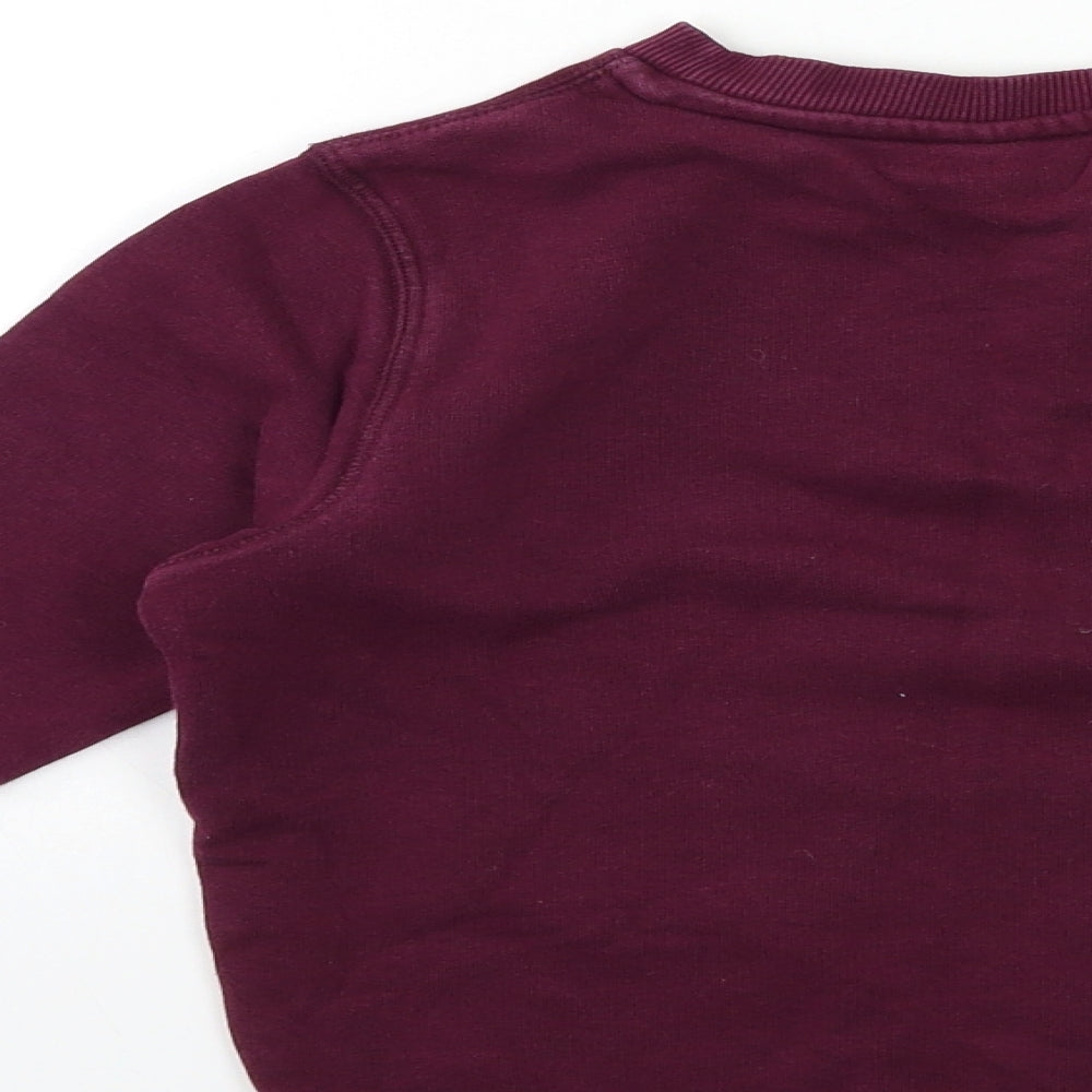 TU Boys Purple Pullover Sweatshirt Size 5 Years