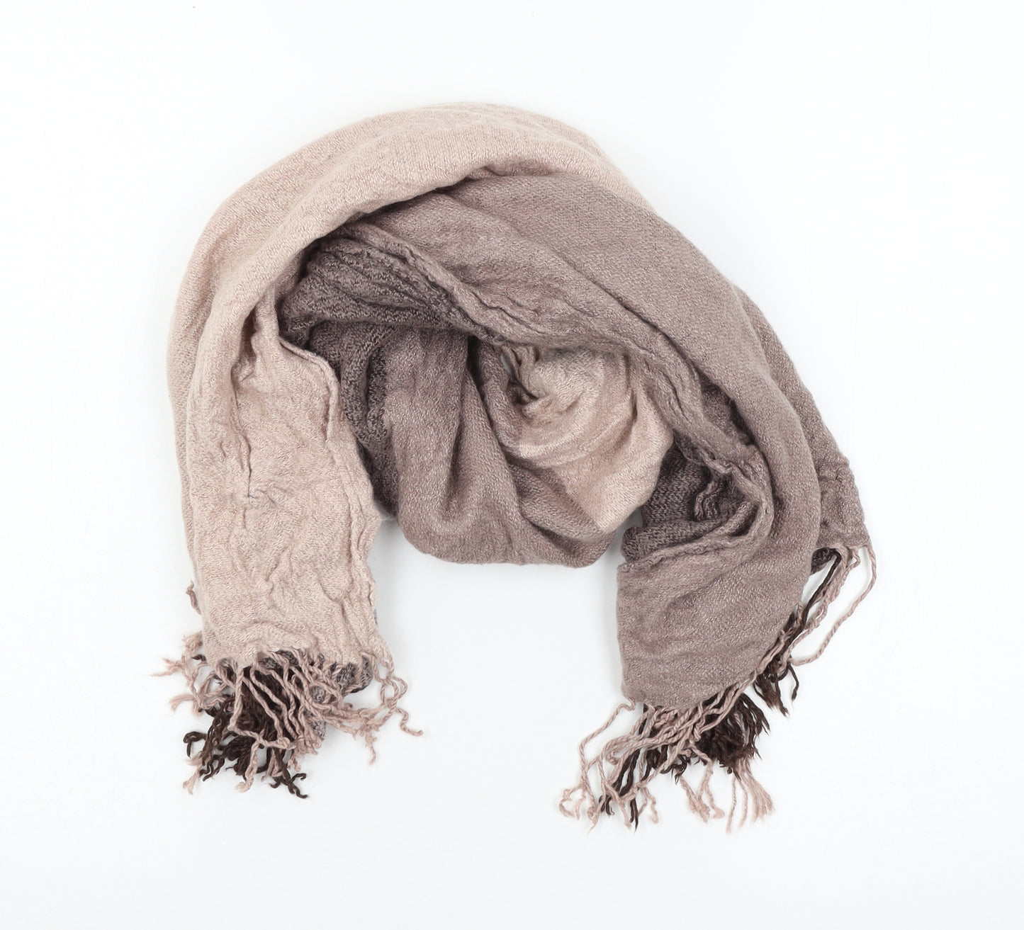 H&M Womens Pink Geometric Knit Scarf