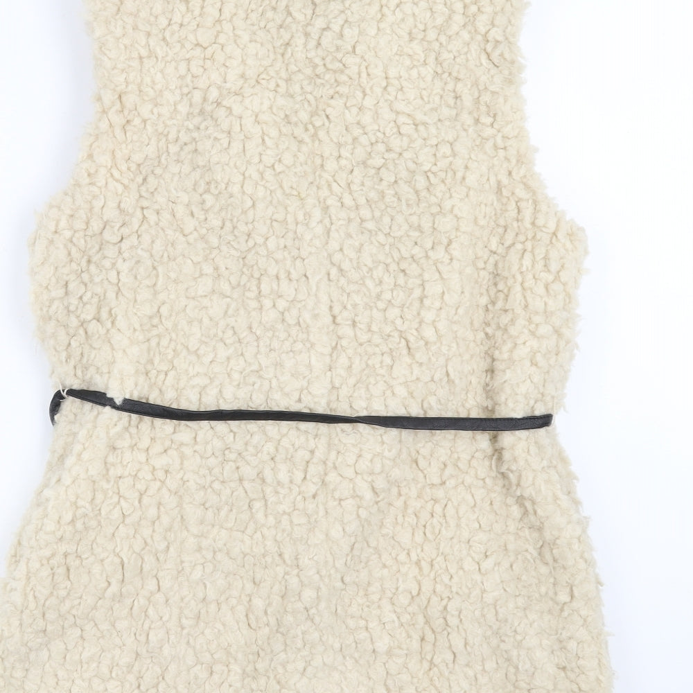 H&M Womens Beige Gilet Jacket Size S