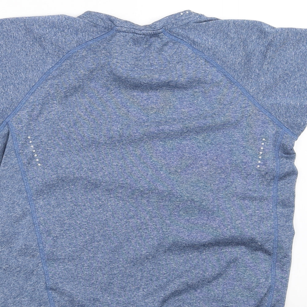 Skechers Boys Blue Basic T-Shirt Size 10-11 Years - active wear