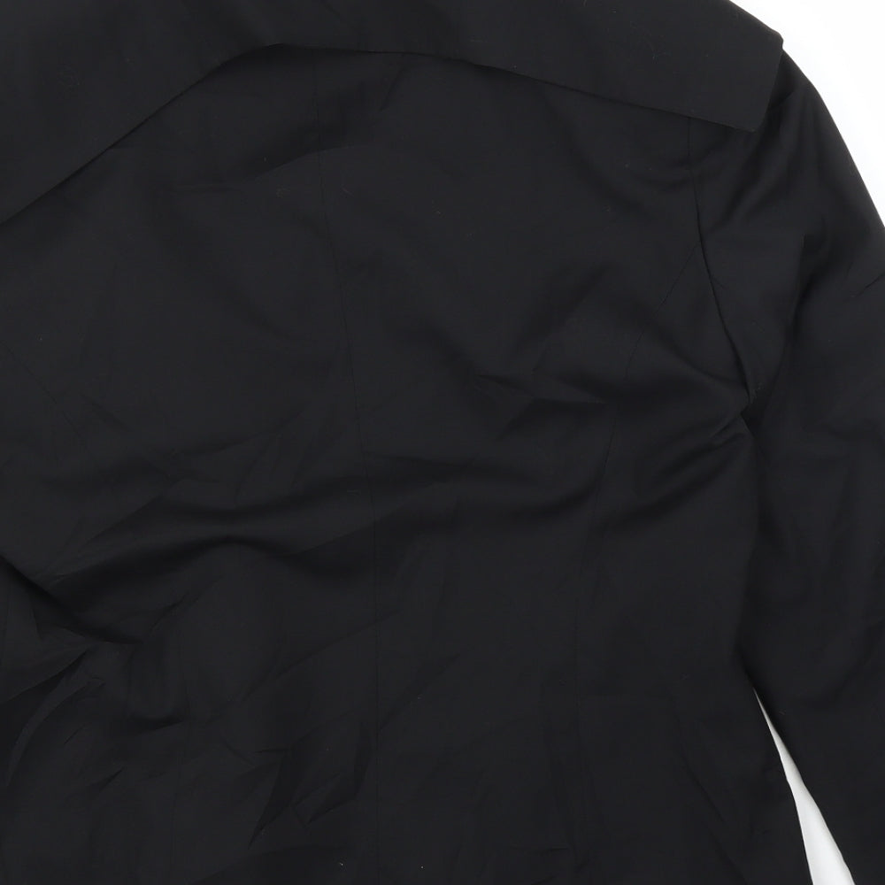 Triangle Trend Womens Black Jacket Blazer Size 12