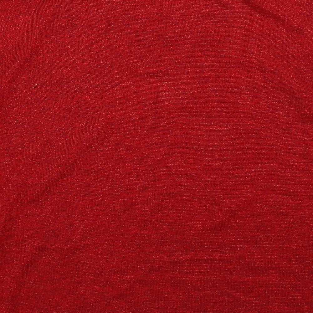 BM Womens Red Pullover Jumper Size L