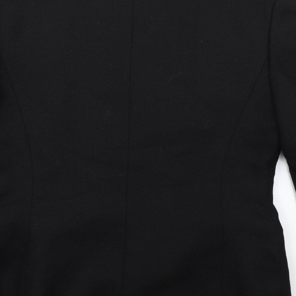 easlex Womens Black Jacket Blazer Size 10