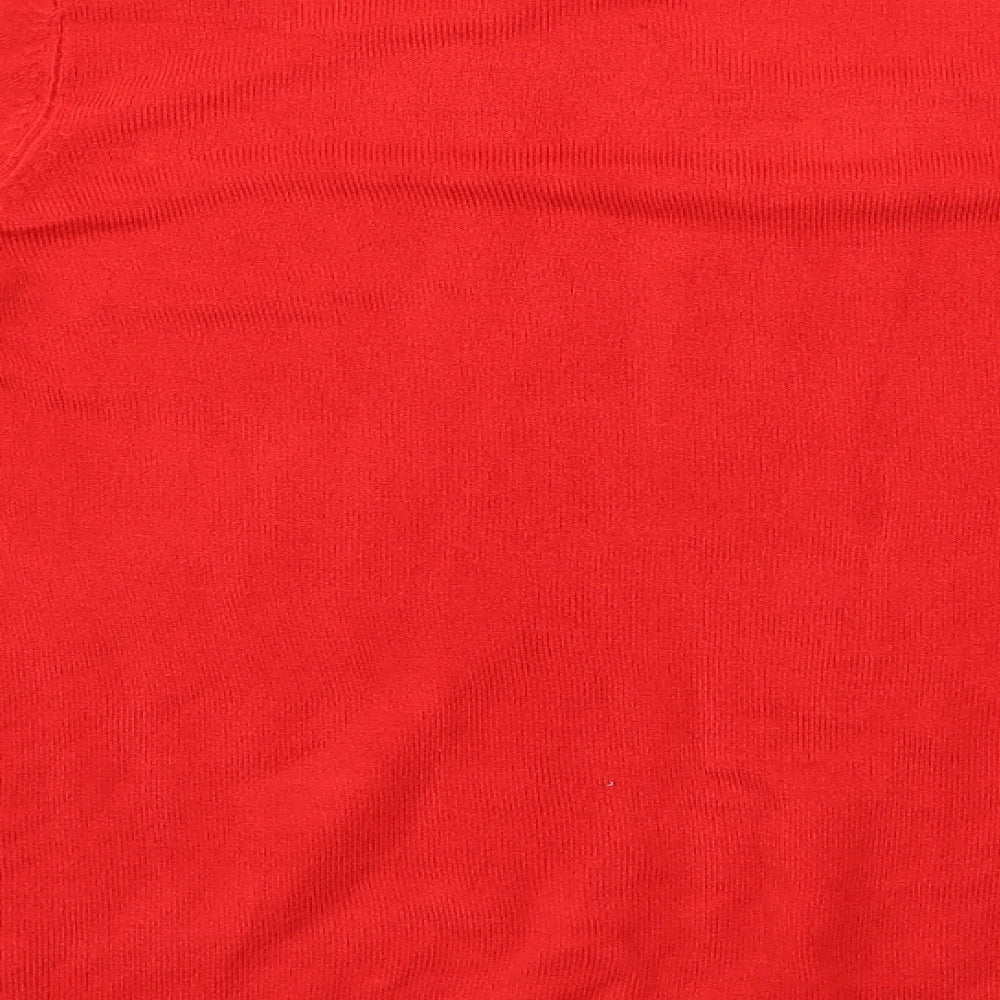 Primark Womens Red Pullover Jumper Size 12