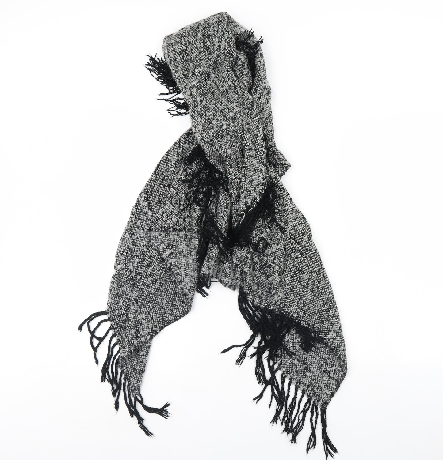 Preworn Womens Black Scarf
