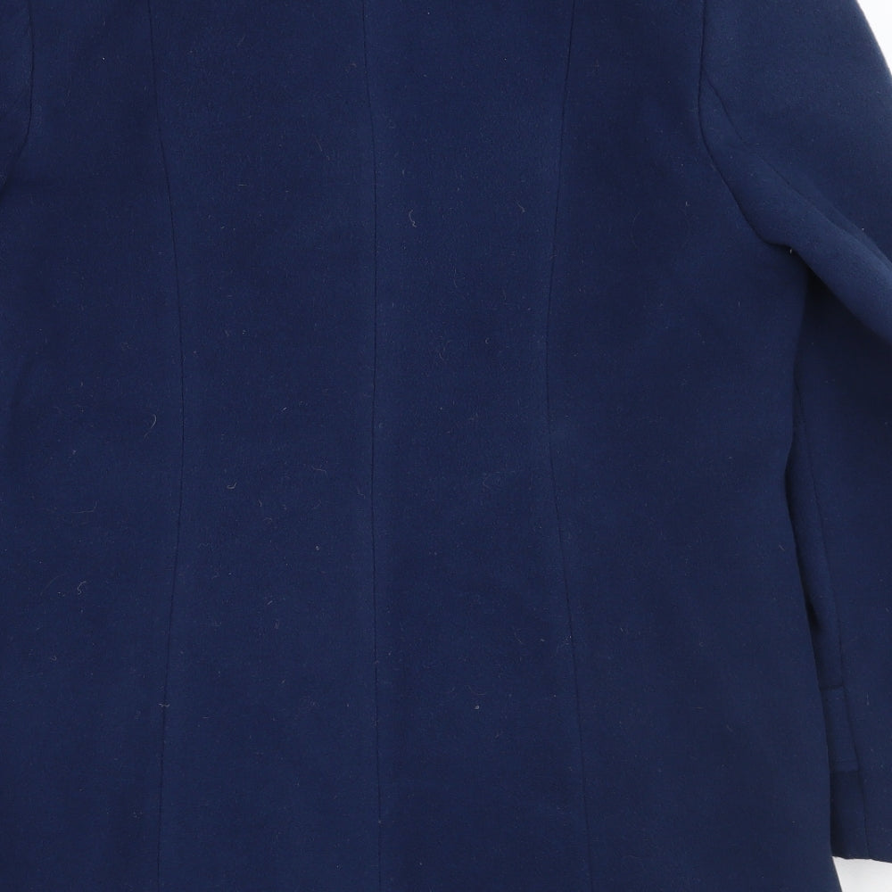 Isle Womens Blue Jacket Coat Size 12