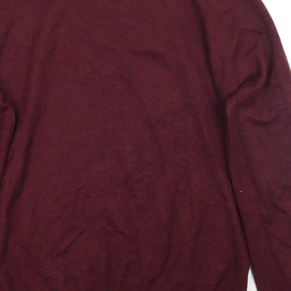 River Island Mens Purple Pullover Jumper Size M
