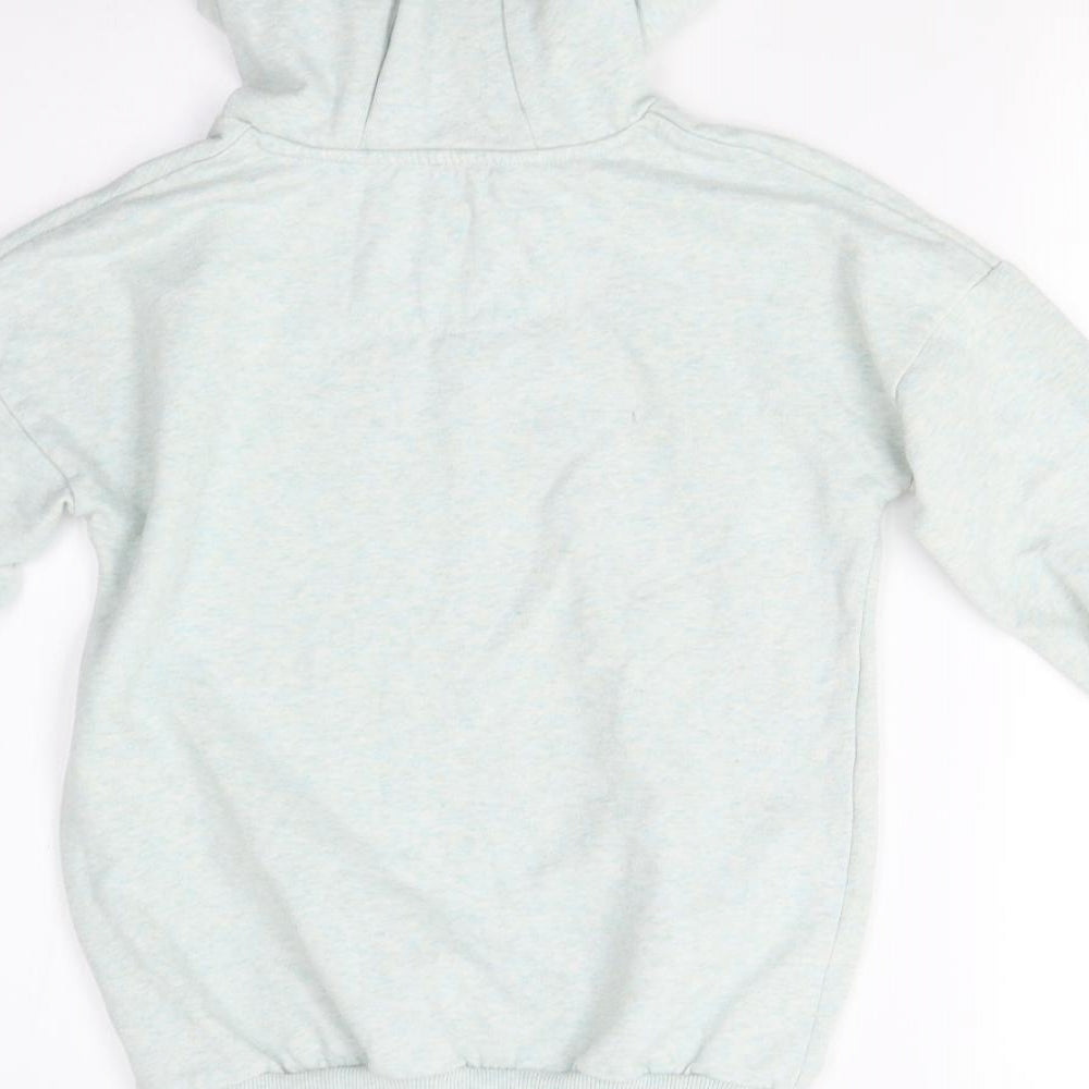 F&F Girls Green Pullover Hoodie Size 7-8 Years - Unicorn
