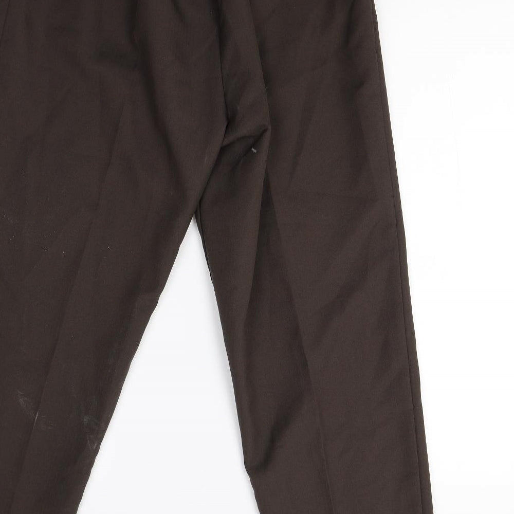 Preworn Womens Brown Trousers Size 18 L26 in