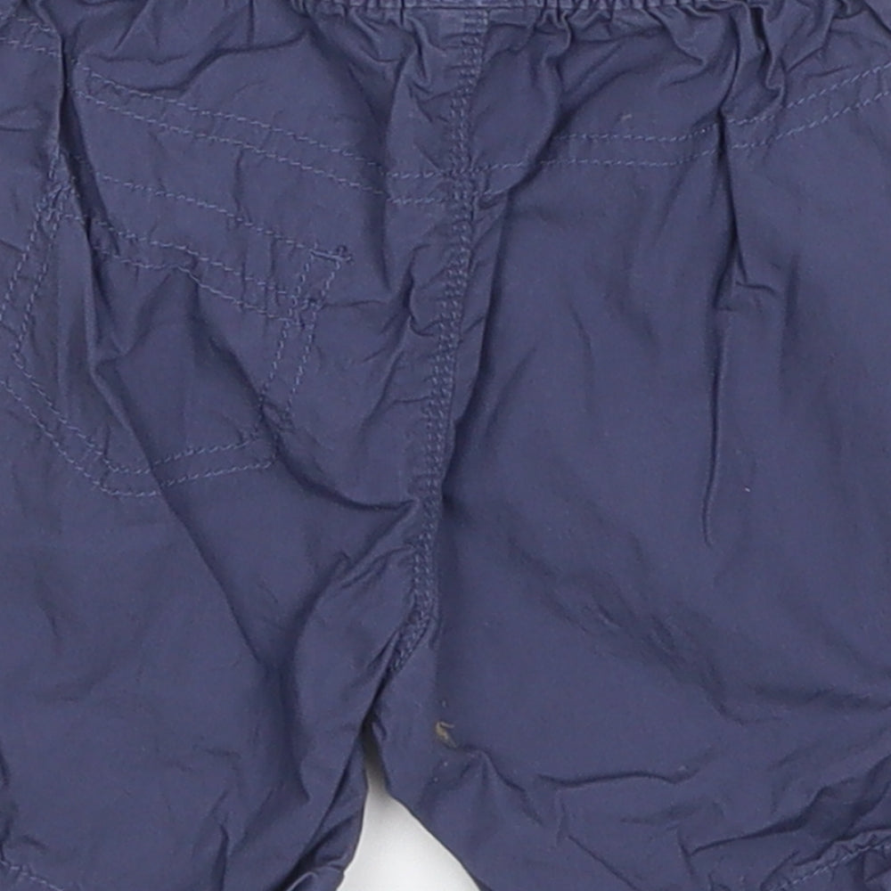 George Boys Blue Cropped Trousers Size 9-12 Months