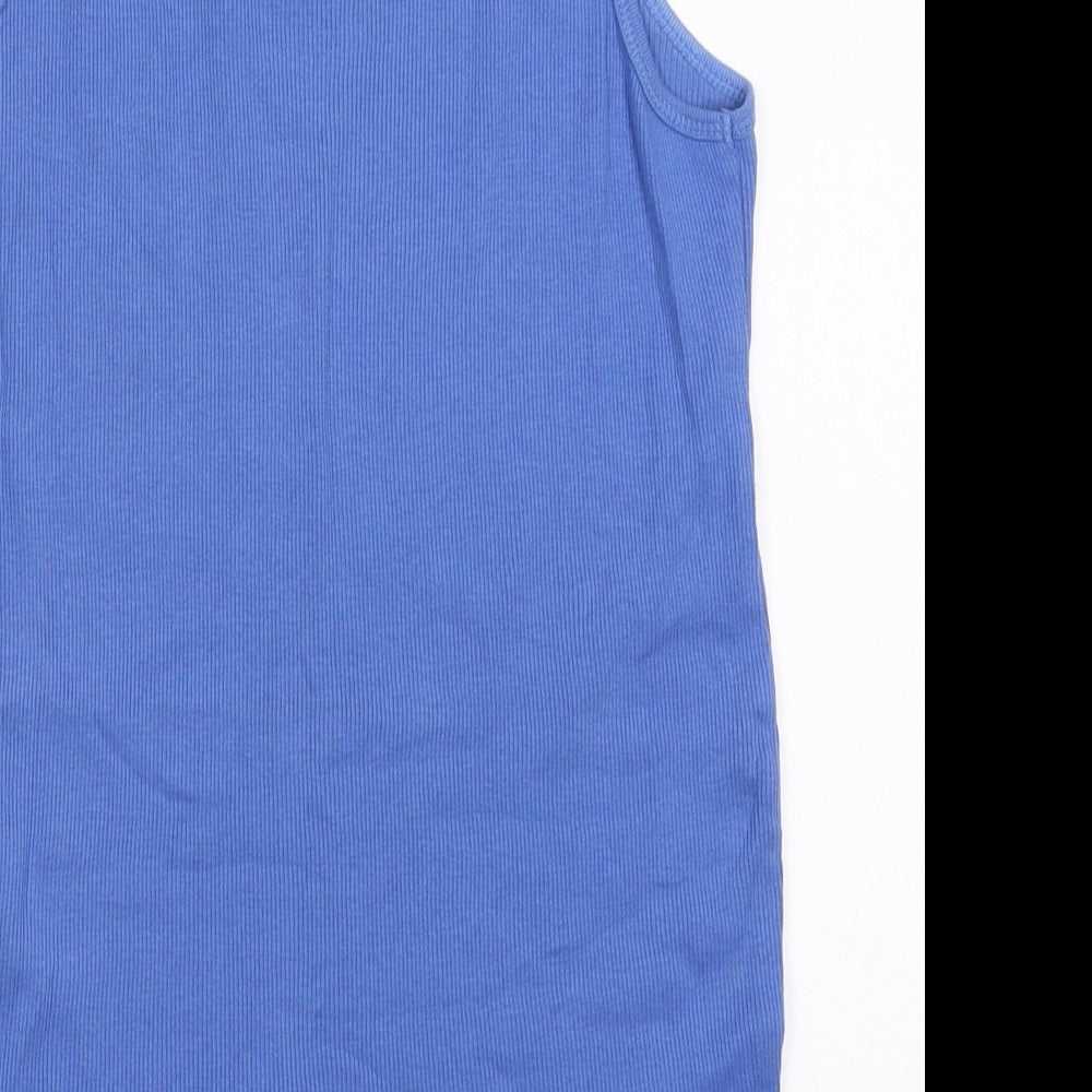 Papaya Womens Blue Basic Tank Size 12