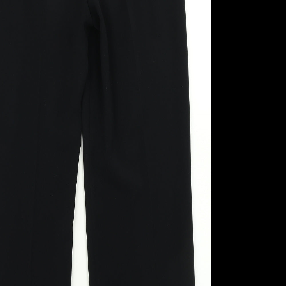 Gold Womens Black Dress Pants Trousers Size 12 L26 in